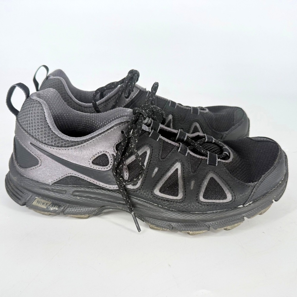 Nike Air Alvord 10 Mens Trail Running Shoes Black Dark Grey 516854-001 Size 9.5
